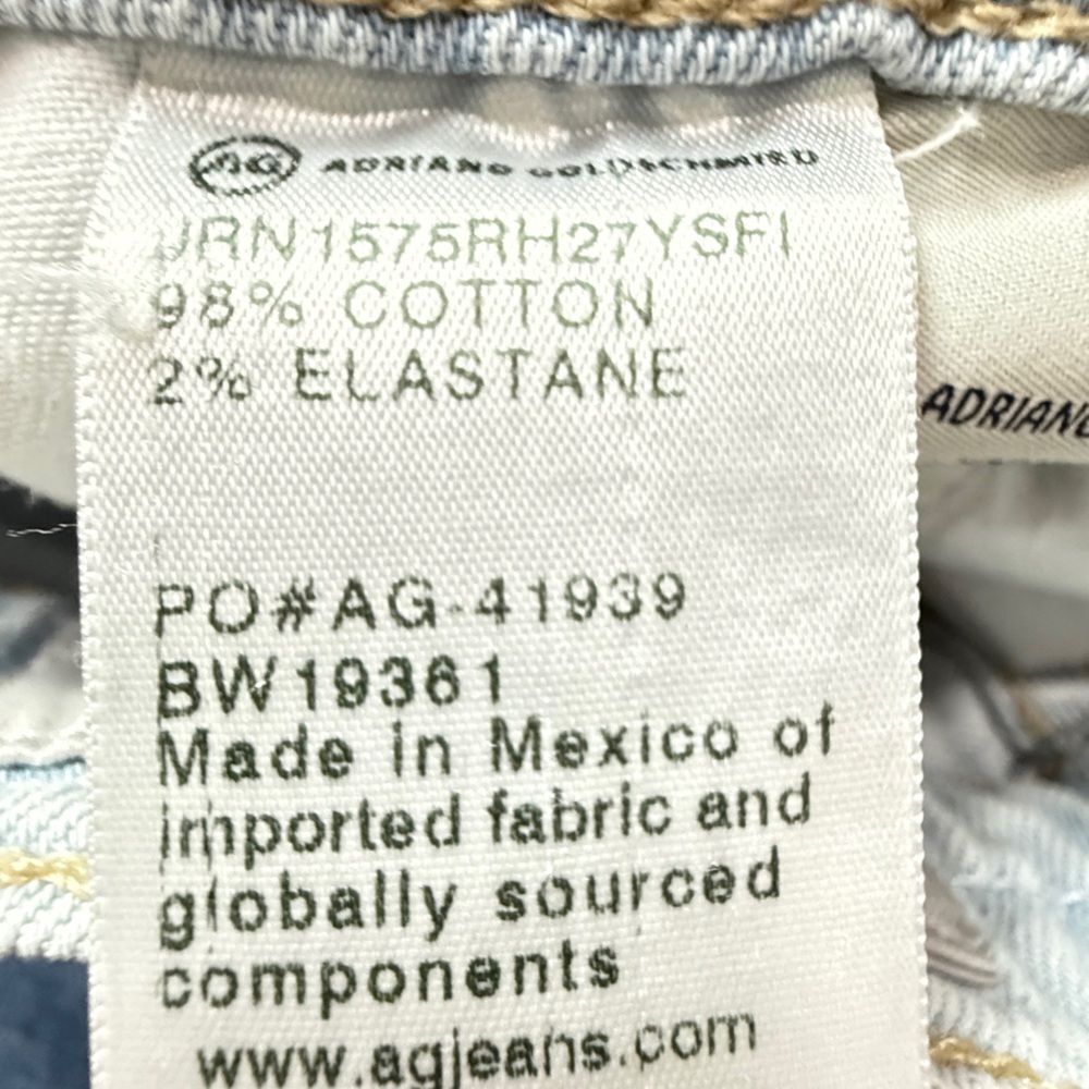 Ag Adriano Goldshmied Designer Light-Wash Jeans - Picture 10 of 10